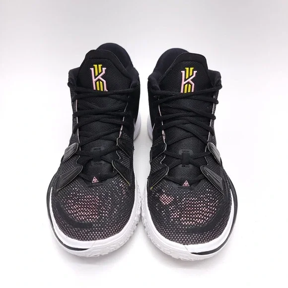 Nike Kyrie 7 Mens 11.5 Ripple Effect Black Arctic Punch Athletic Shoe CQ9326-005 Athletic Shoes